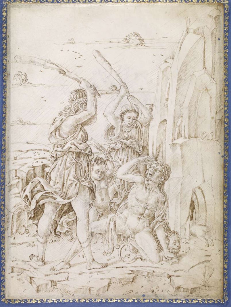 flagellation 1465-1474 marco zoppo Mort de Pentheus British Museum