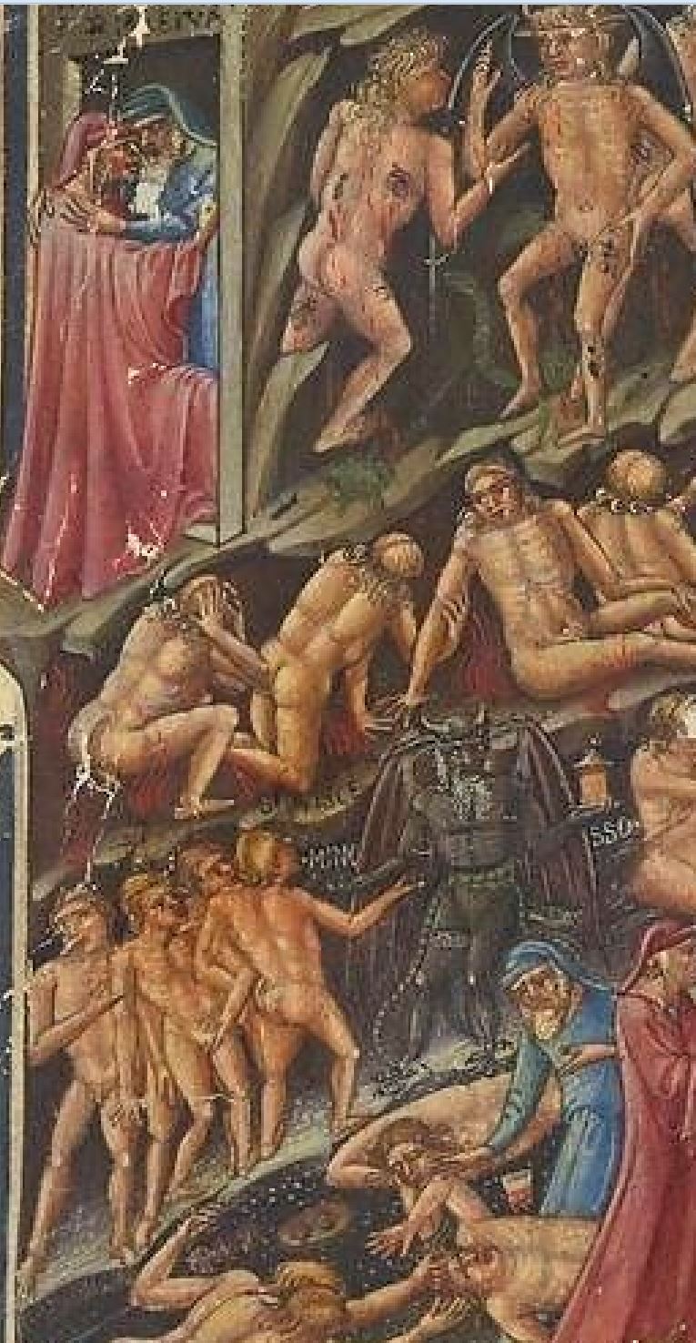 1420-30 Bartolomeo-Di-Fruosino-Inferno-from-the-Divine-Comedy-by-Dante-Folio-1v-2 BNF It 74 Gallica rencontres