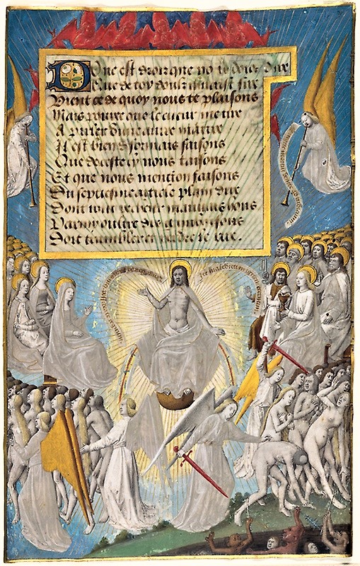 1470_Master Francois, Last Judgment_From Les Sept articles de la foi by Jean Chappuis_French, c. 1470_Chicago, Art Institute