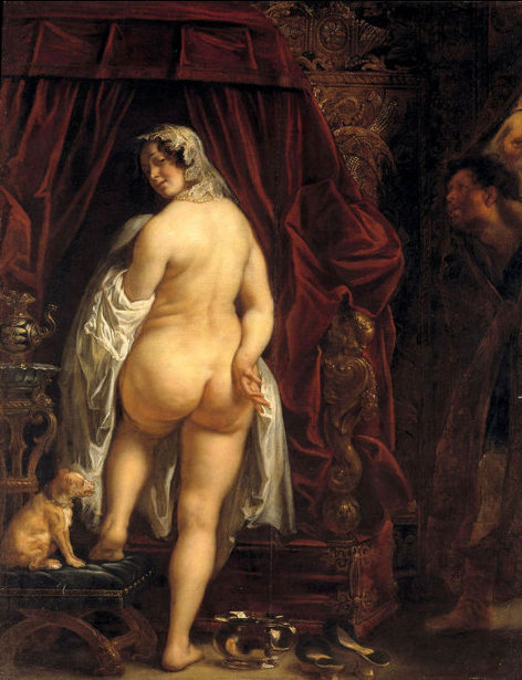 1646 jacob-jordaens king-candaules-of-lydia-showing-his-wife-to-gyges Nationalmuseum Stockholm,