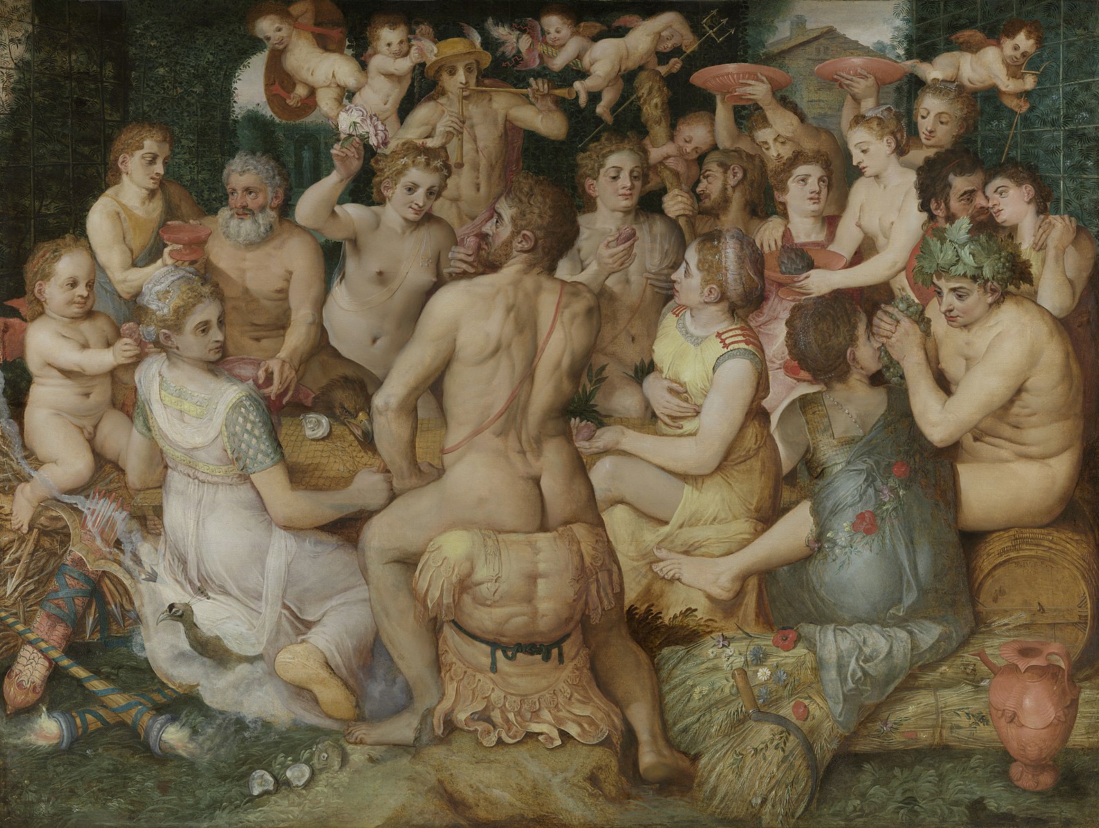 Frans_Floris_-_Banquet_of_the_Gods 1550 musée royal des Beaux-Arts d'Anvers