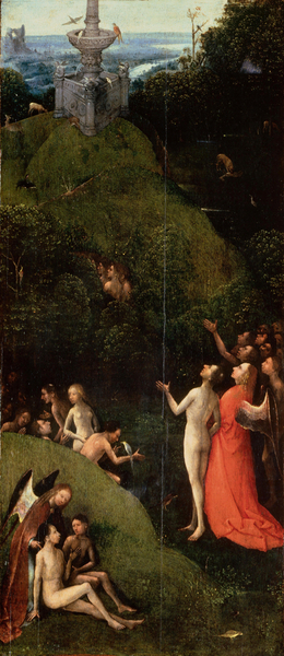 Hieronymus Bosch 1490 Quadriptyque des Visions of the Hereafter , Palazzo Ducale, Venice