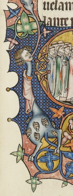 Ormesby Psalter MS. Douce 366 13th century fol 128r