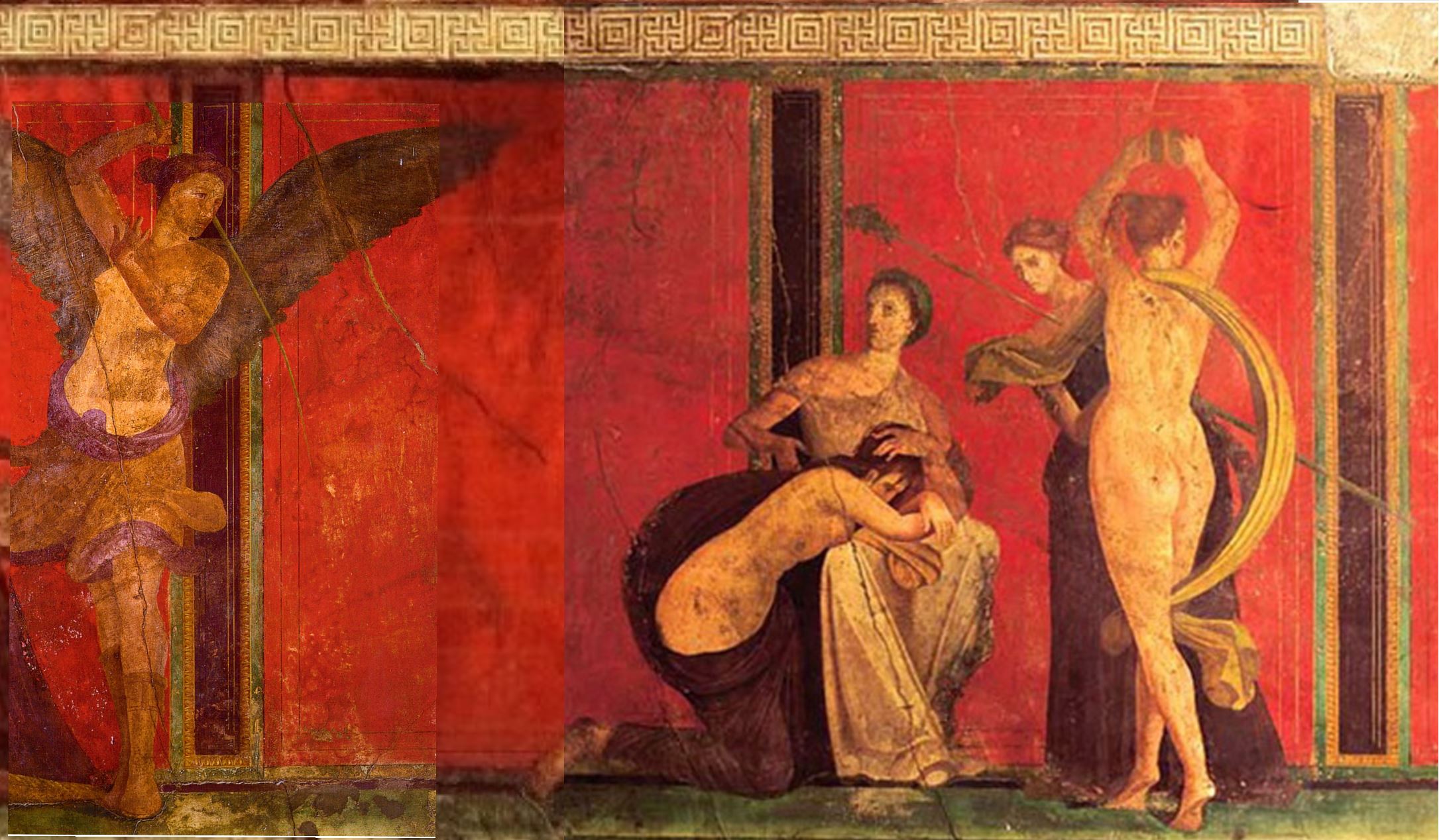 Roman_fresco_Villa_dei_Misteri_Pompeii_-paroi sud danseuse aux crotales complete