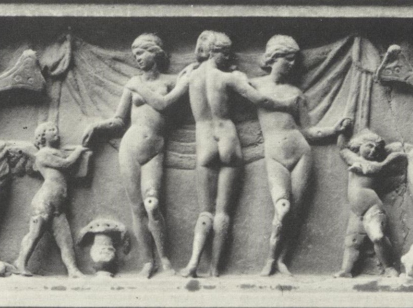 Sarcophage des Graces palazzo Mattei detail