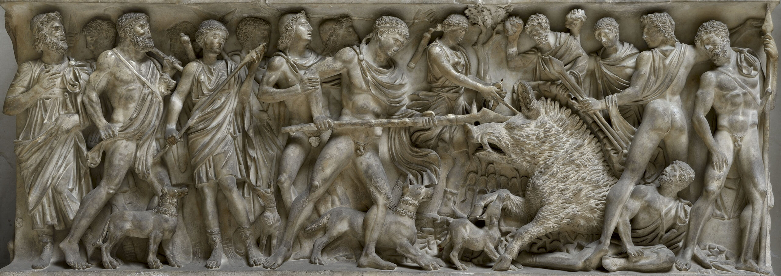chasse au sanglier de Calydon, 170—180 ap JC, Galerie Doria Pamphili, Rome