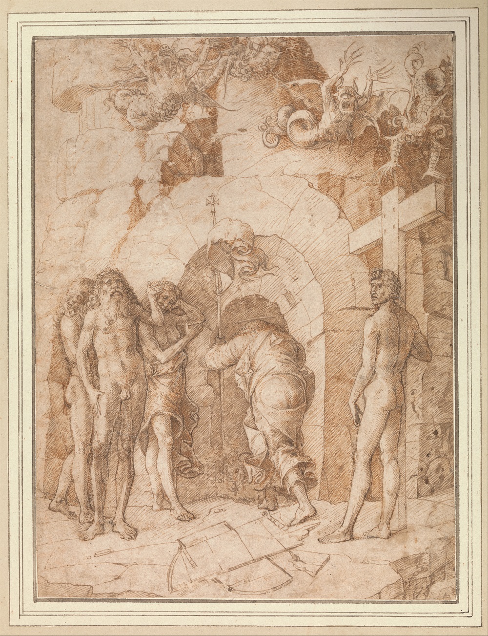mantegna (atelier) 1470 ca descente aux limbes MET