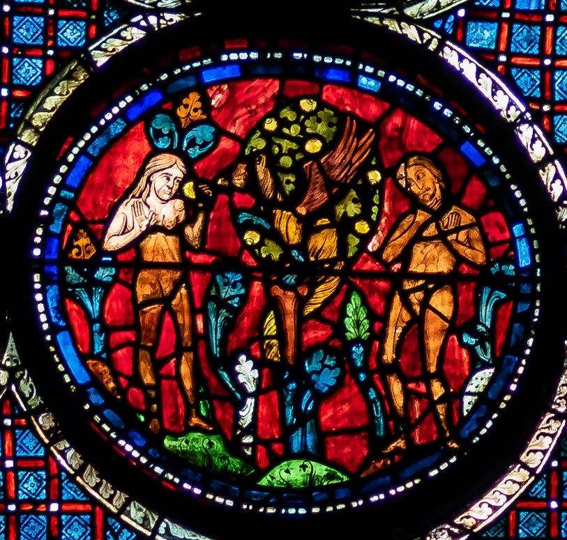 Adam-Eve-1205-15 cathedrale-Chartres