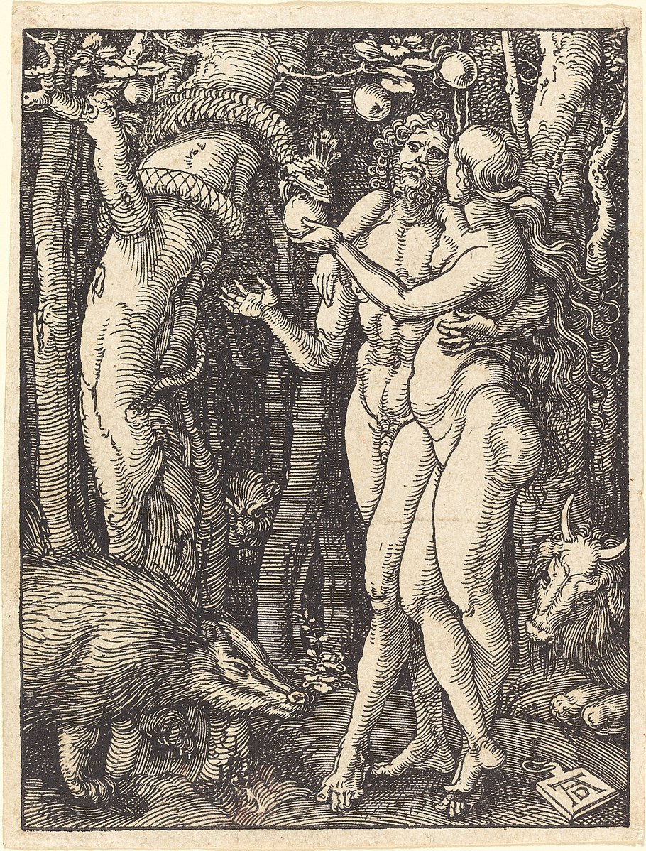 Adam Eve 1509-10 Durer, Petite Passion The_Fall_of_Man NGA