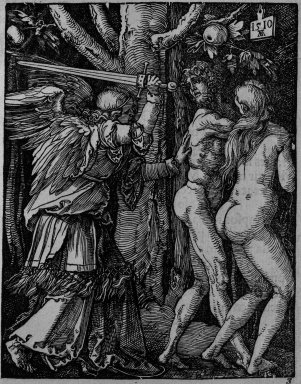 Adam Eve 1510 Durer Expulsion from Paradise,