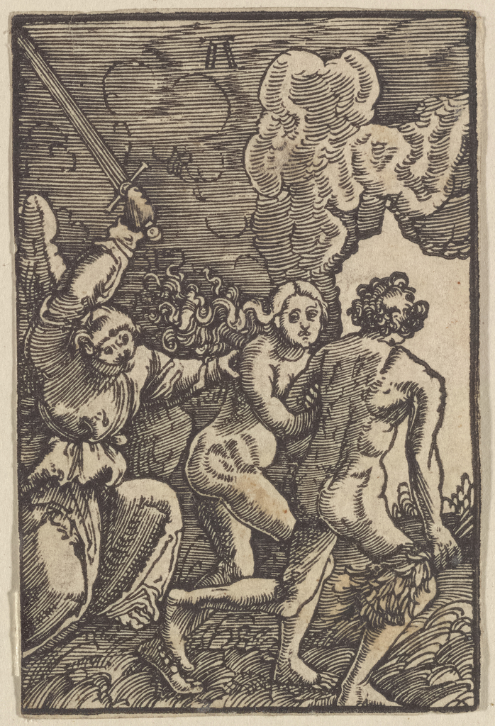 Adam Eve 1513 ca Altdorfer Expulsion du Paradis NGA