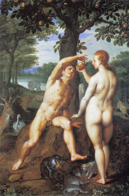 Adam Eve Jan Breughel (II) 1616-78 coll part