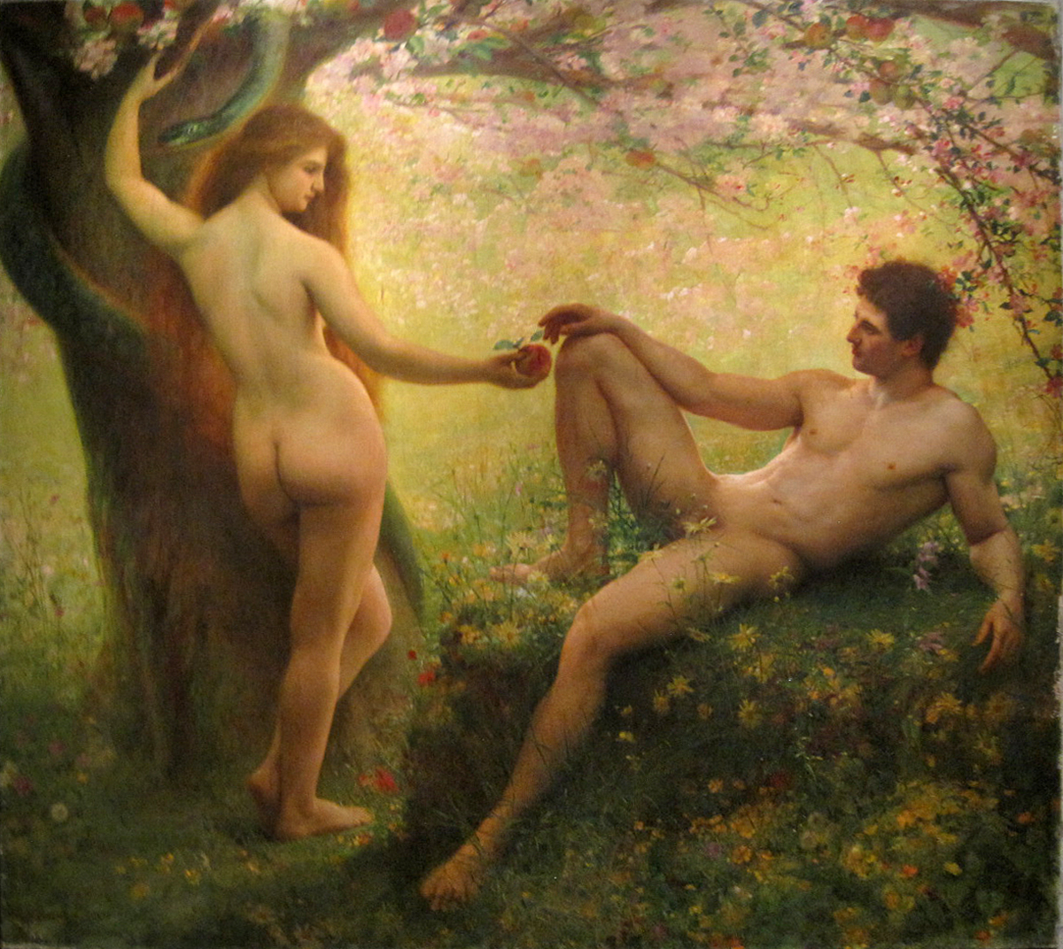 Adam_et_Eve 1902-1906_Gustave_Courtois Musée des Beaux-Arts de Besançon