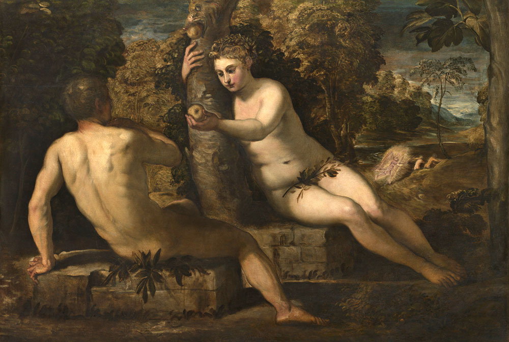 Tintoret-1550-e-peche-originel-gallerie-de-l-Accademia-Venise