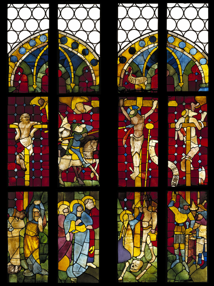 1379 Volkreicher Kalvarienberg Pfarrkirche St. Sebald Nuremberg Corpus vitreum Deutschland