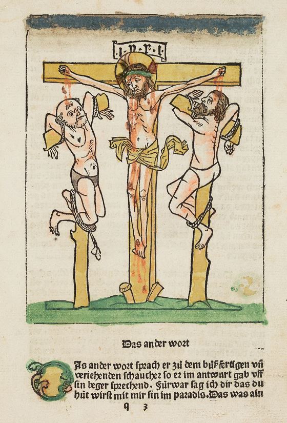 1478 ap Johann Zainer Auslegung des Lebens Jesu Christi DNB Inc. 4° 909 p 119 Ulm