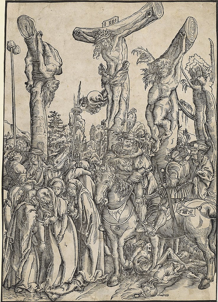 1502 av Lucas_Cranach_the_Elder_-_The_Crucifixion Kupferstichkabinett, Staatliche Museen zu Berlin