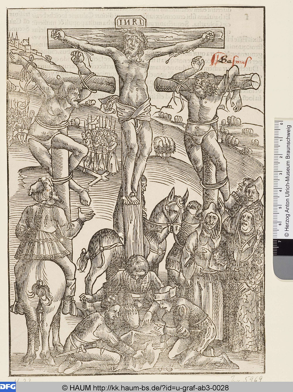 1506 Urs Graf a Le christ entre les Larrons Szenen der Passion Herzog Anton Ulrich nds.museum-digital.de