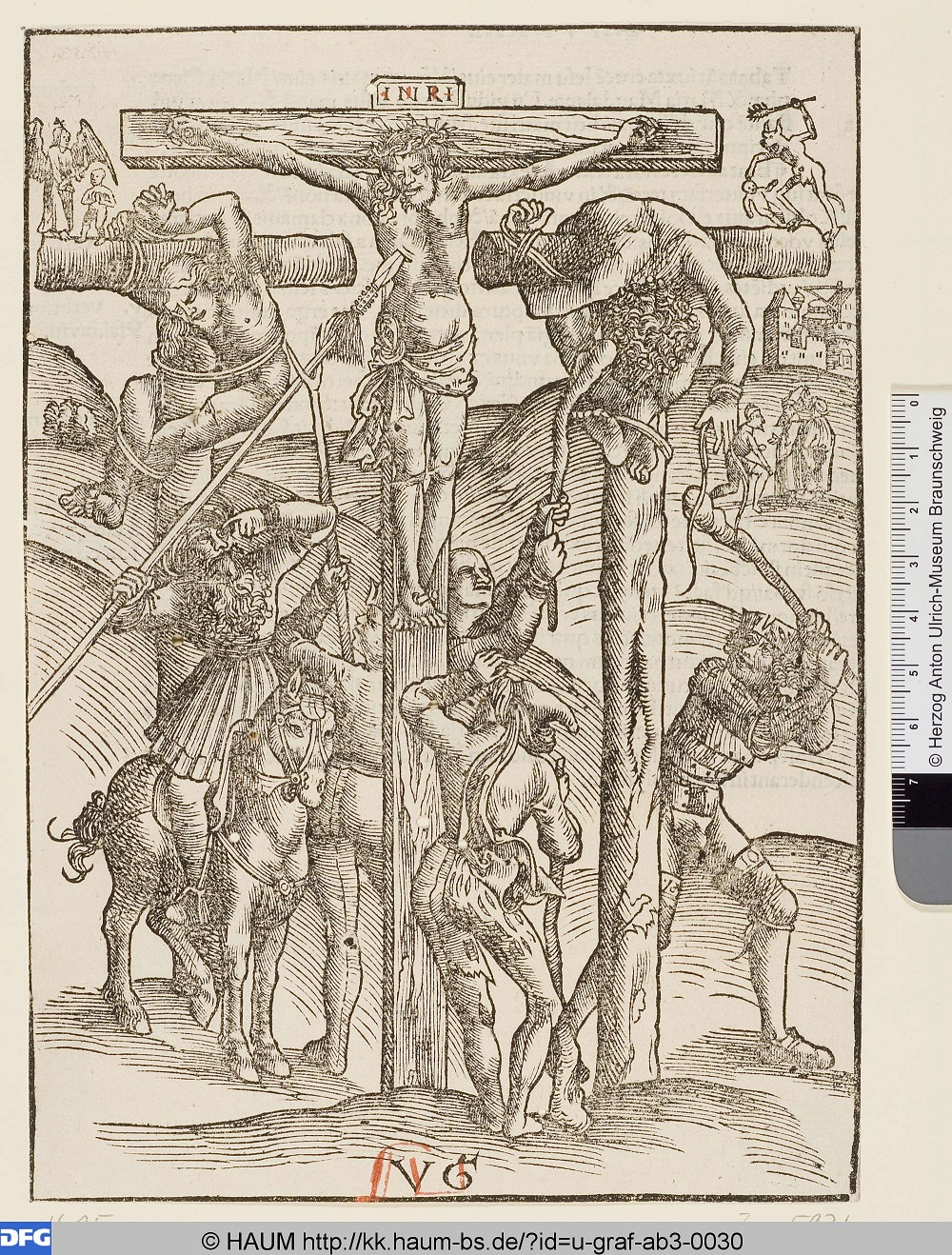 1506 Urs Graf c Le coup de lance Szenen der Passion Herzog Anton Ulrich nds.museum-digital.de