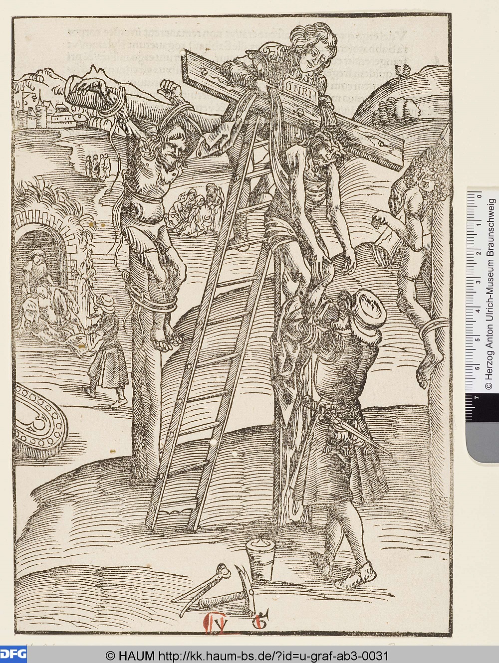 1506 Urs Graf d La déposition Szenen der Passion Herzog Anton Ulrich nds.museum-digital.de