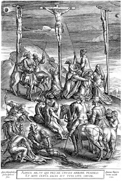 1586 Julius Goltzius gravure d'apres memling