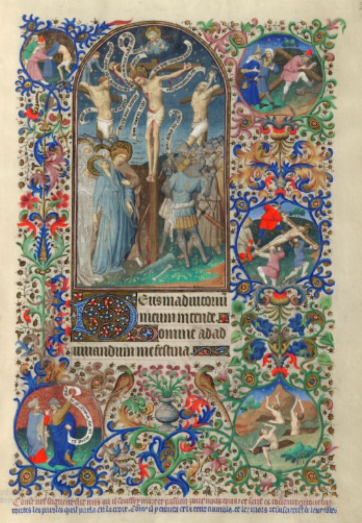 Bedford Hours 1410-30 Crucifixion_British_Library_Add_MS_18850_f240R centre