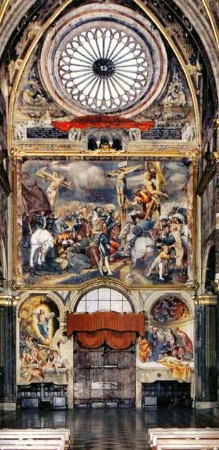1520-21 Golgotha-Il_Pordenone-Cremona_Cathedral ensemble