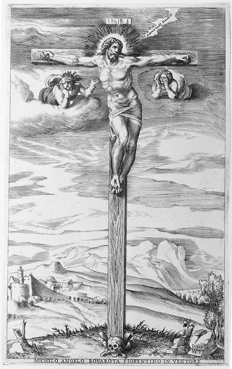 1540 ca Giulio Bonasone d'apres Christ pour Vittoria Colonna de Michelange MET