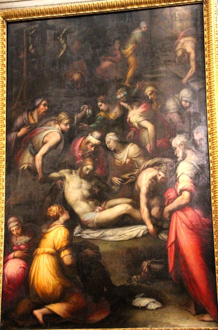 1572 Giovan_battista_naldini,_deposizione_dalla_croce,_ Santa Maria Novella Florence