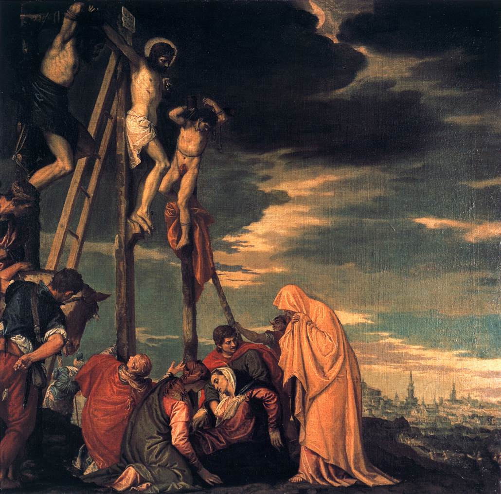 1575-80 Veronese_-_Crucifixion_Louvre