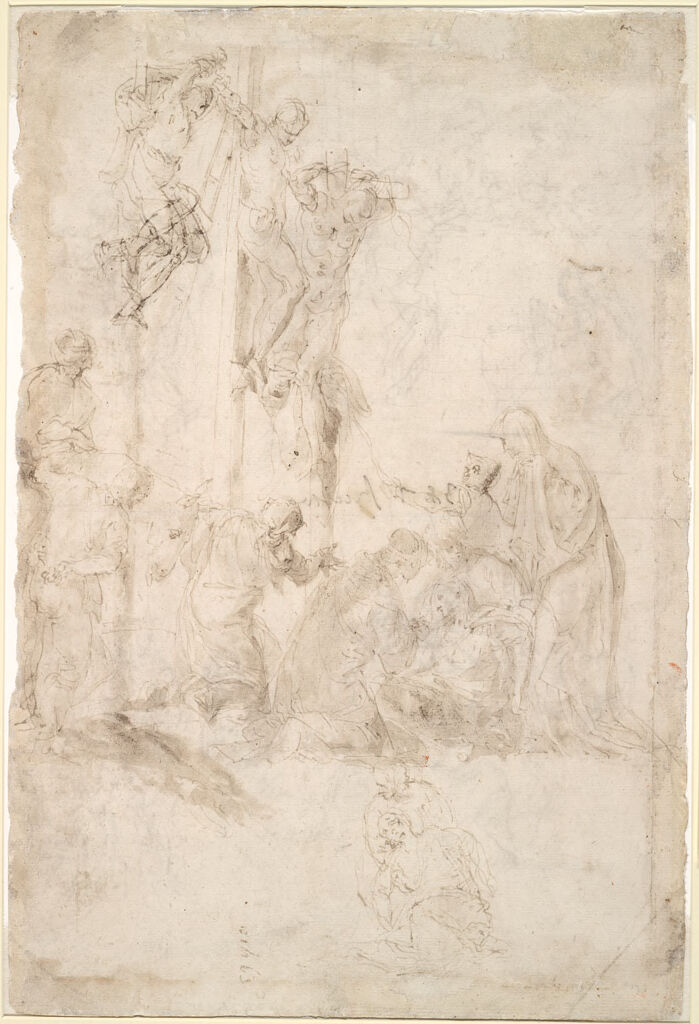 1575-80 veronese , Studies for a Crucifixion Harvard Art Museums, (c) President and Fellows of Harvard