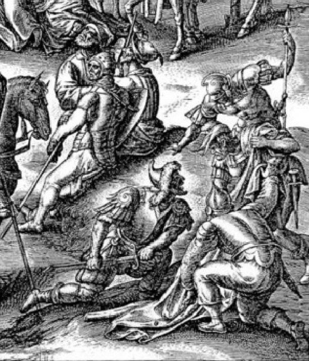 1586 Julius Goltzius gravure d'apres memling inverse detail