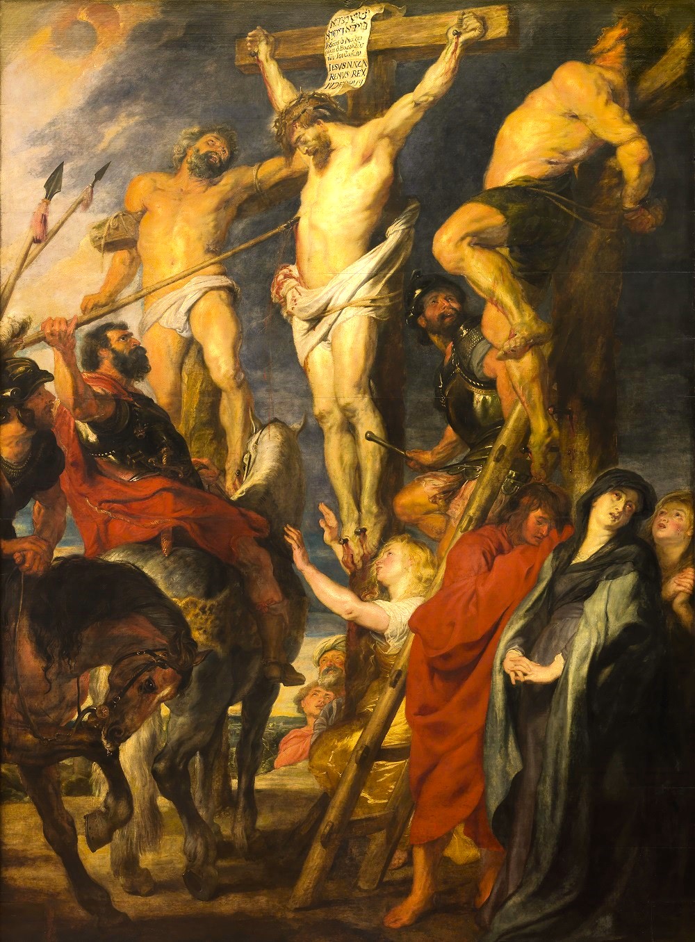 1620 ca Van Dyck (anct Peter_Paul_Rubens) Le coup de lance Musee des BA Anvers