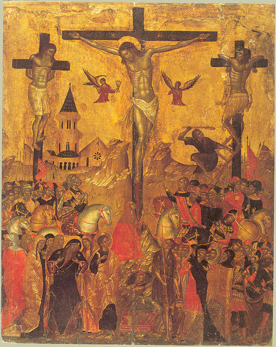 1625-40 Emmanuel Lampardos Crucifixion ermitage, S.Peterburg