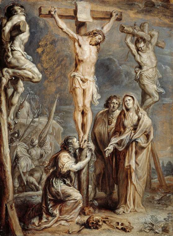 1630-61 Abraham_van_Diepenbeeck_-_The_Crucifixion_(Fitzwilliam_Museum)