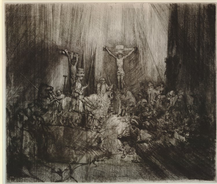 1653 Rembrandt_The_Three_Crosses 5eme etat