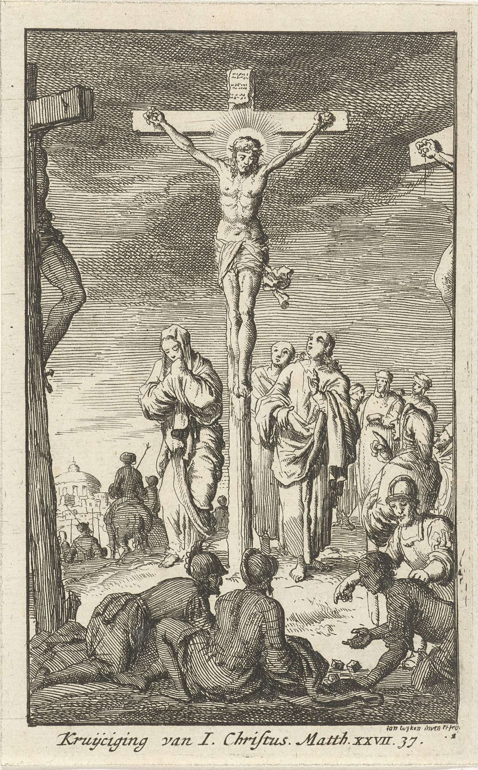 1681 Jan Luyken Kruisiging van Christus Rijksmuseum, Amsterdam