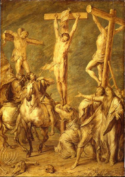 1710 Jan Anthonie de Coxie Collezione di dipinti della Pinacoteca del Castello Sforzesco copie coup de lance