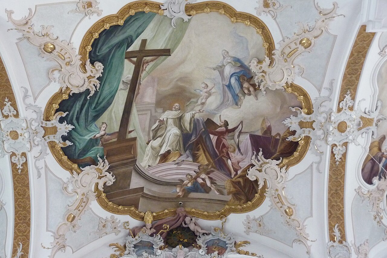 1751-54 Johann Georg Dieffenbrunner Saint Bernard de Clairvaux Pfarr- und Wallfahrtskirche St. Michael in Violau