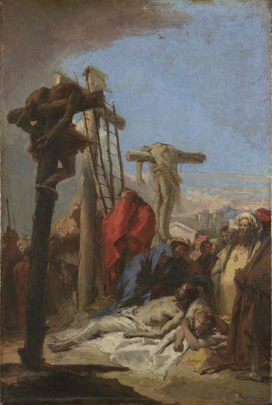 Tiepolo, Giovanni Domenico, 1727-1804; The Lamentation at the Foot of the Cross