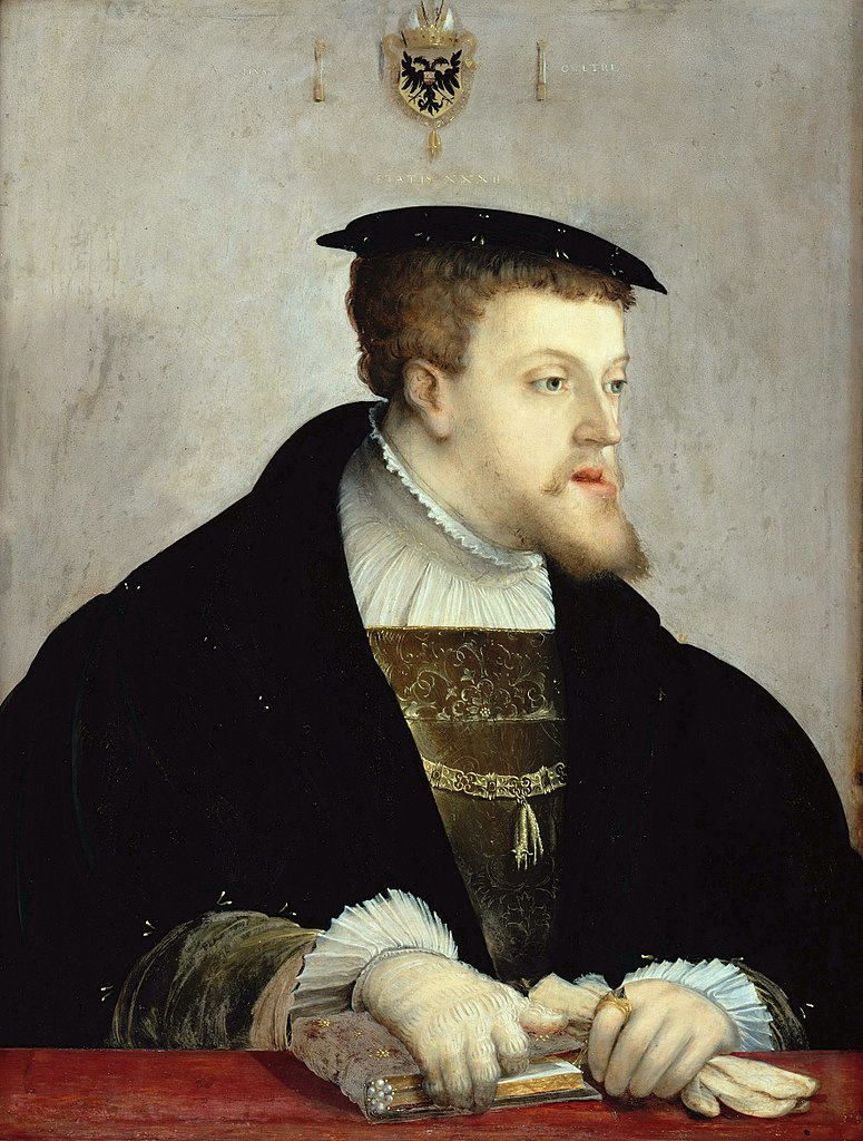 Amberger 1532 Portrait de Charles Quint Gemäldegalerie Berlin