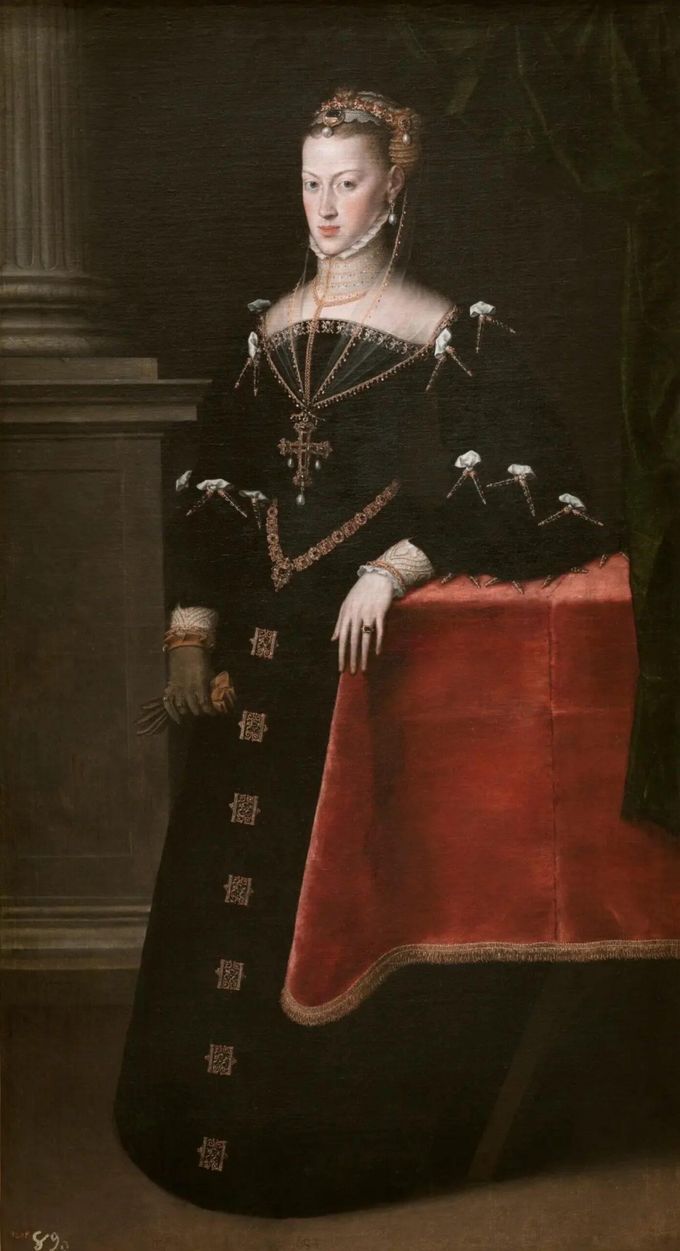 Anthonis Mor L'imperatrice Marie d'Autriche 1551 Prado