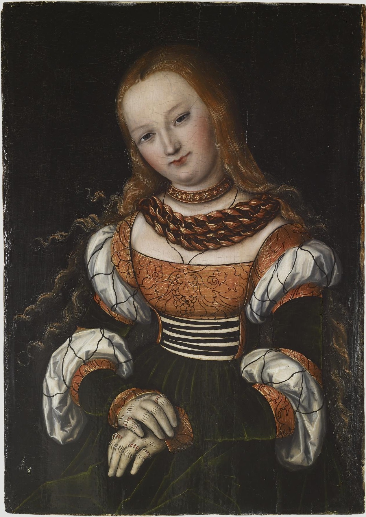 Cranach 1525 ca_possibly Mary_Magdalene _Walters Art Museum Baltimore