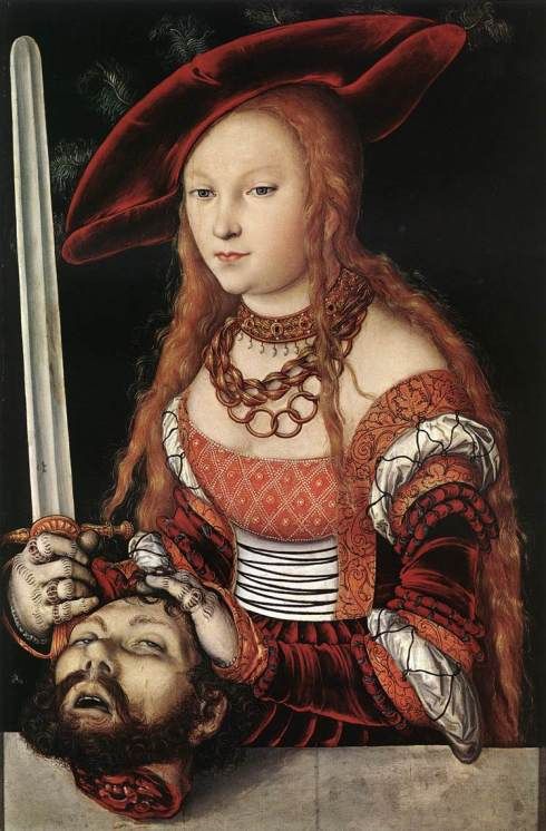 Cranach 1530 ca Judith with the Head of Holofernes Kunsthistorisches Museum