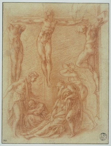 Crucifixion, Michelange (attr) Louvre INV 839 (c) RMN