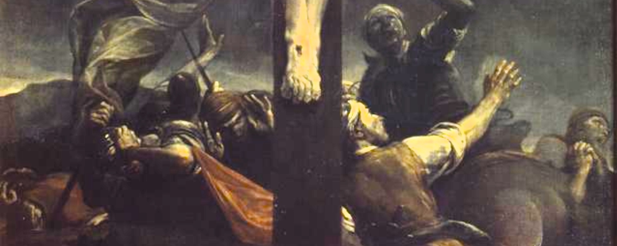 Domenico Crespi 1729 Crucifixion Brera Milan detail