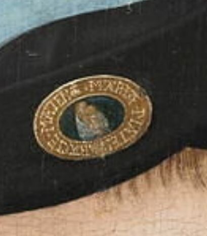 Jan Mostaert, 1520-22 Jan van Wassenaer, Vicomte de Leyde et Gouverneur de la Frise LOUVRE (c) RMN Tony Querrec detail