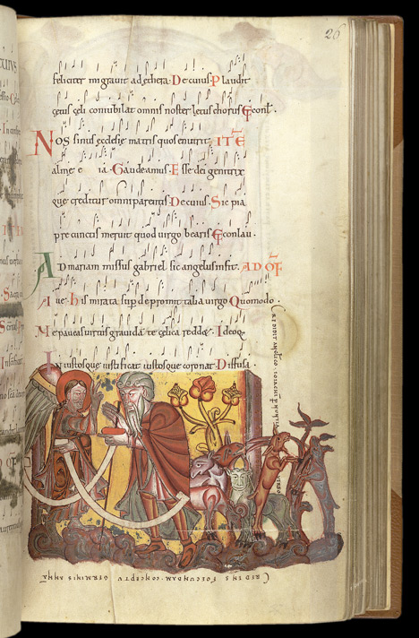 1050 Caligula troper BL Cotton MS Caligula A XIV fol 26r Joachim