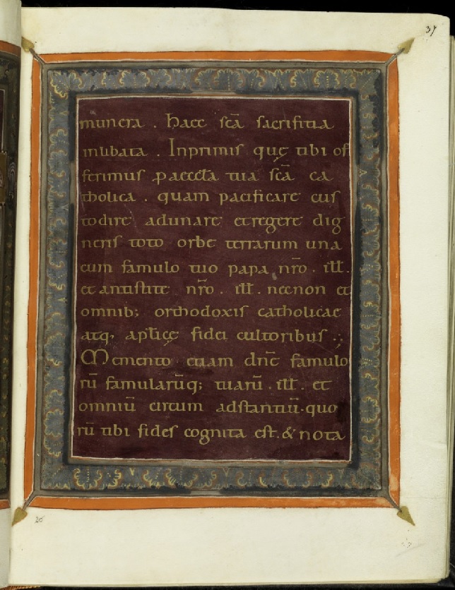 1072–75 Tyniec Sacramentary (Cologne) National Library in Warsaw Rps BOZ 8 p 37