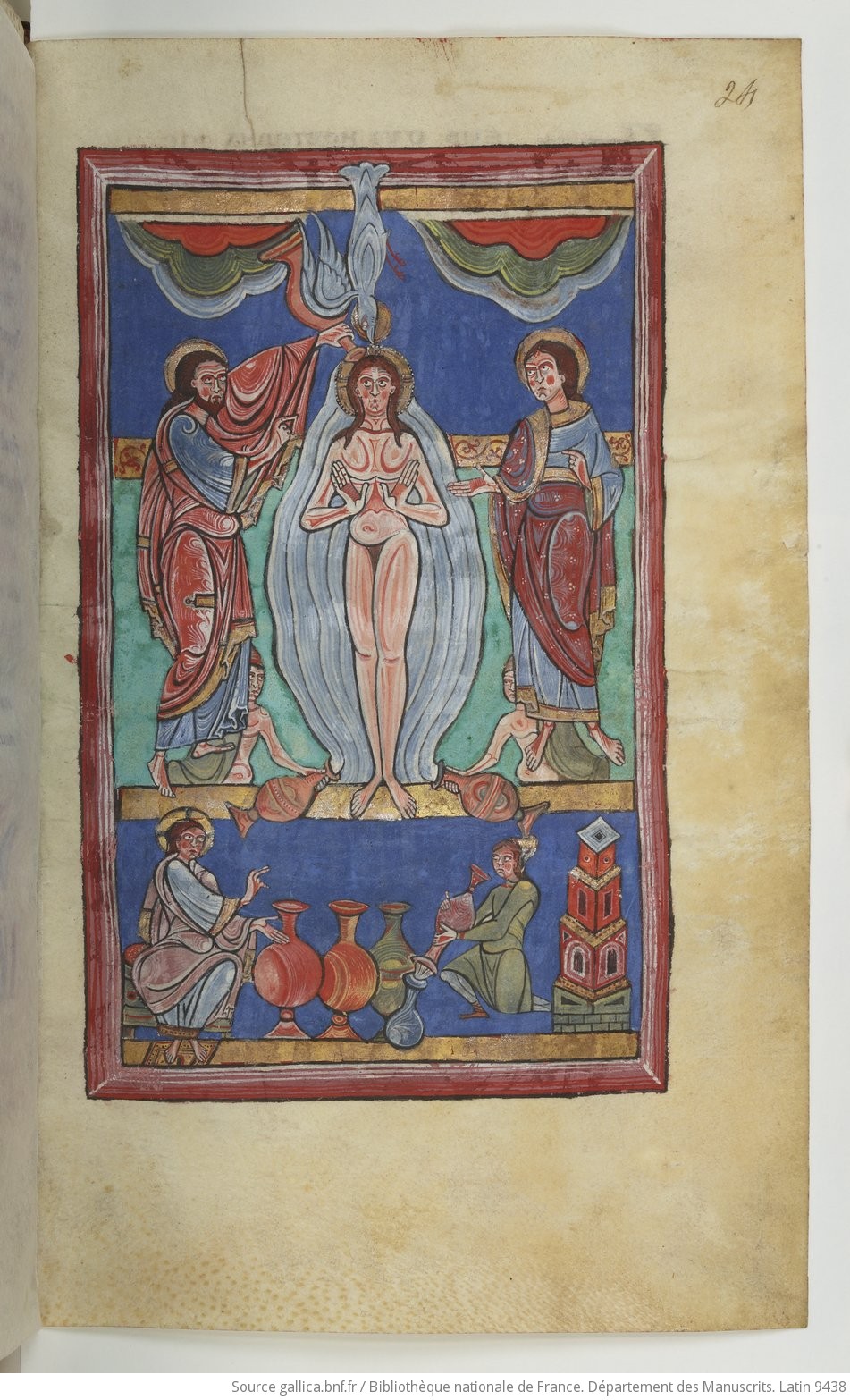 1100-25 Sacramentaire de Limoges BNF Latin 9438 fol 24r